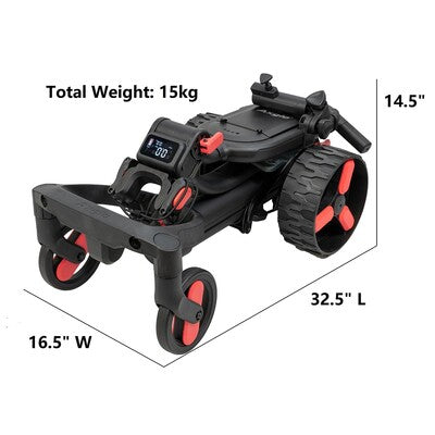 Axglo E3 Remote Follow-Me Golf Trolley - Only Birdies