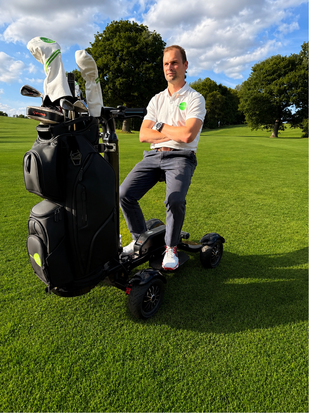 Birdie Glide Electric Golf Scooter - Including FREE Umbrella, Umbrella Holder, Seat and Phone Holder