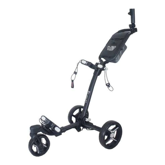 Axglo Tri-360 V2 Push Trolley (Black/Grey) - With FREE Gift - Only Birdies