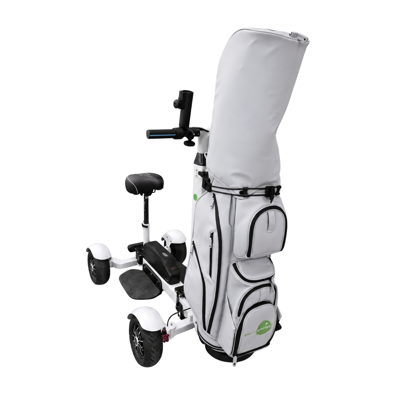 Birdie Glide Electric Golf Scooter - Inclduing FREE Umbrella, Umbrella Holder, Seart and Phone Holder