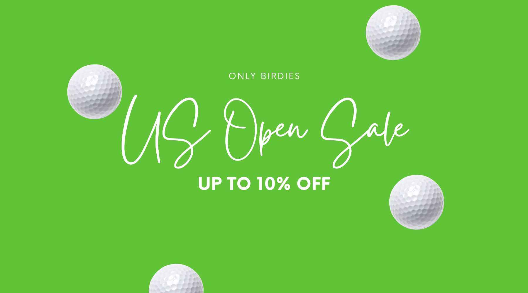 US Open Golf Sale – 10% Off Selected Golf Equipment at Only Birdies
