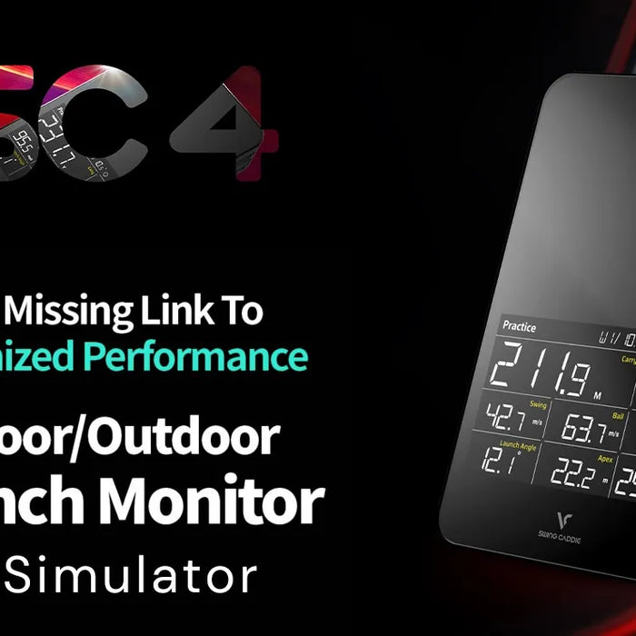 Master Your Swing: Swing Caddie SC4 Simulator + Launch Monitor