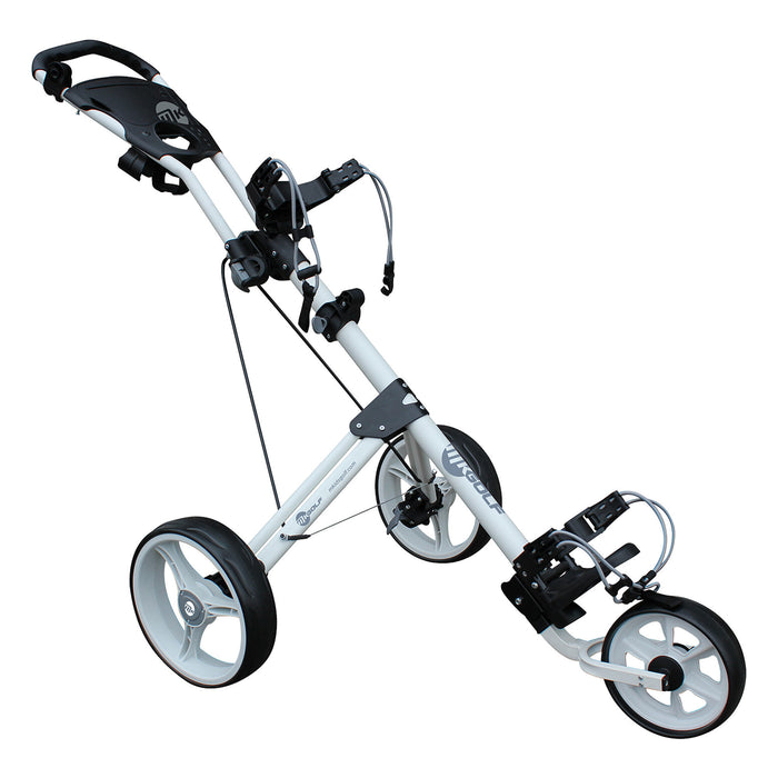 MKids Golf 3 Wheel Push Trolley - Only Birdies