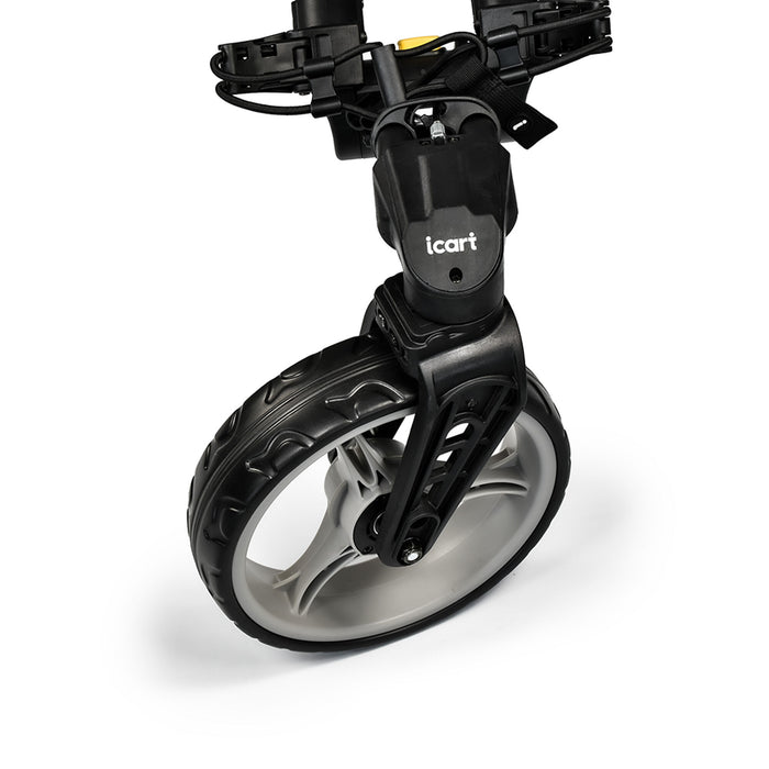 iCart Volta 360 3 Wheel Push Trolley - Black - Only Birdies