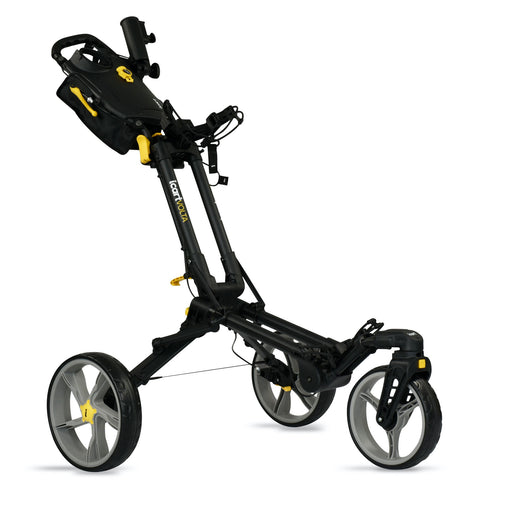 iCart Volta 360 3 Wheel Push Trolley - Black - Only Birdies
