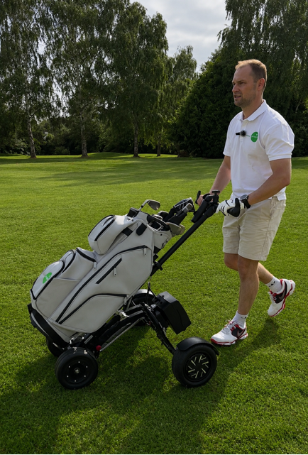 Birdie Pro Multi-Use Electric Golf Scooter - Including FREE Umbrella, Umbrella Holder and Phone Holder