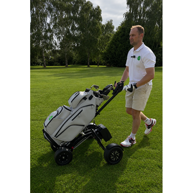 Birdie Pro Multi-Use Electric Golf Scooter - Including FREE Umbrella, Umbrella Holder and Phone Holder