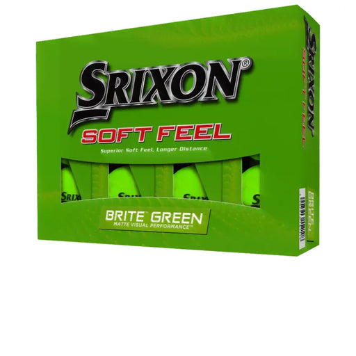 Srixon Soft Feel Balls Brite Green (12) - Only Birdies