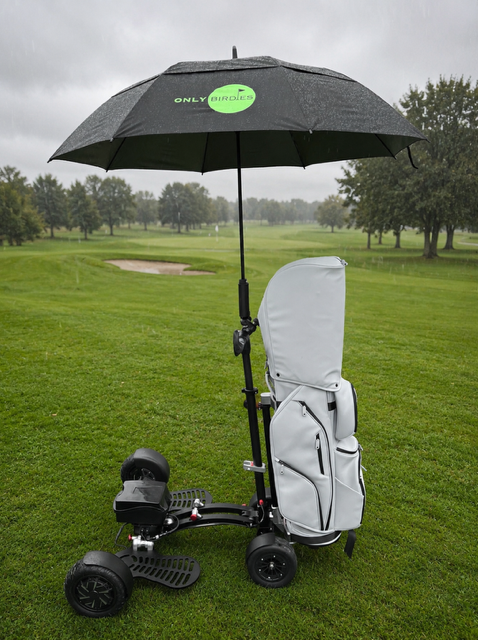 Birdie Pro Multi-Use Electric Golf Scooter - Including FREE Umbrella, Umbrella Holder and Phone Holder