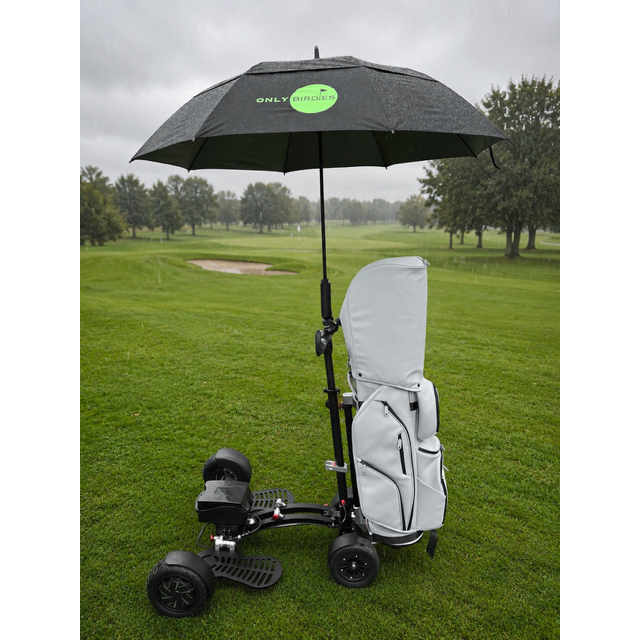 Birdie Pro Multi-Use Electric Golf Scooter - Including FREE Umbrella, Umbrella Holder and Phone Holder