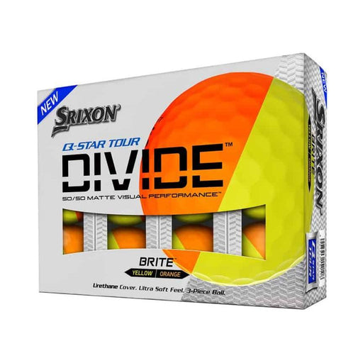Srixon Q-Star Divide Yellow/Orange Golf Balls (12) - Only Birdies