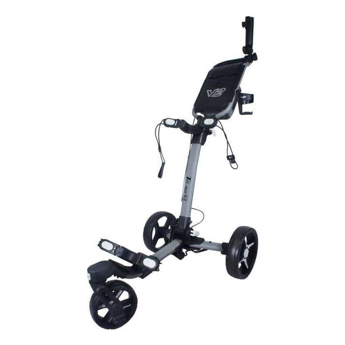 Axglo Tri-360 V2 Push Trolley (Grey/Grey) - With FREE Gift